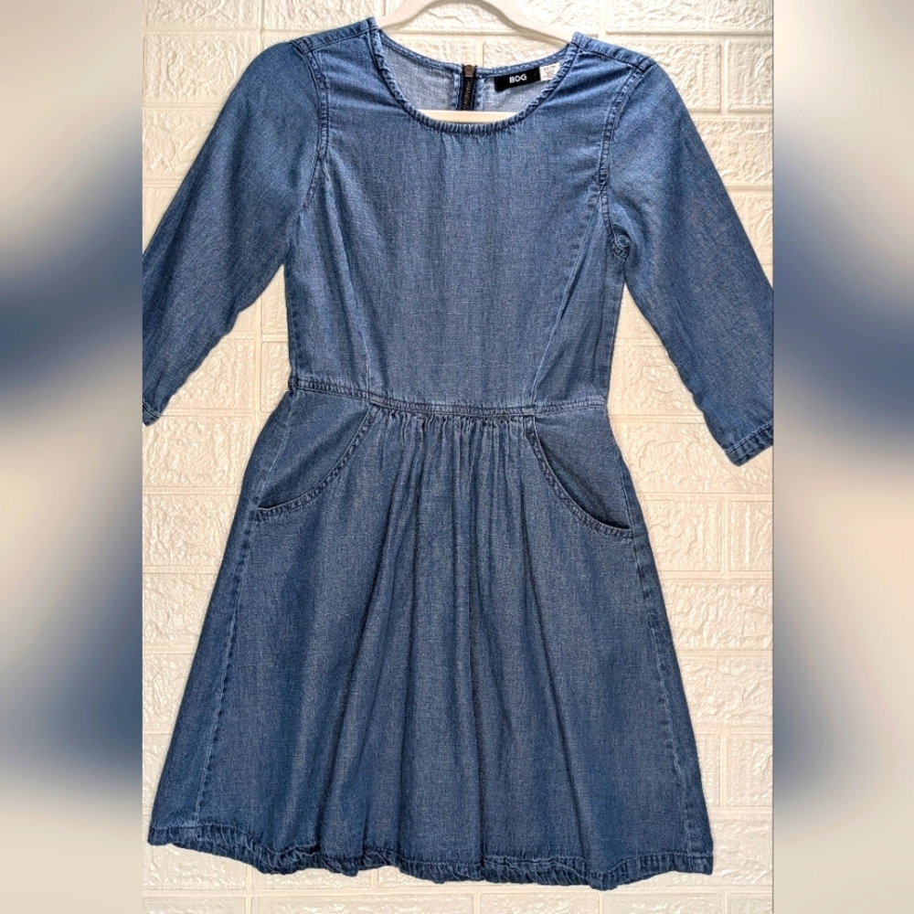 241-BDG‎ urban Outfitters Denim Dress - Blue - Picture 2 of 7